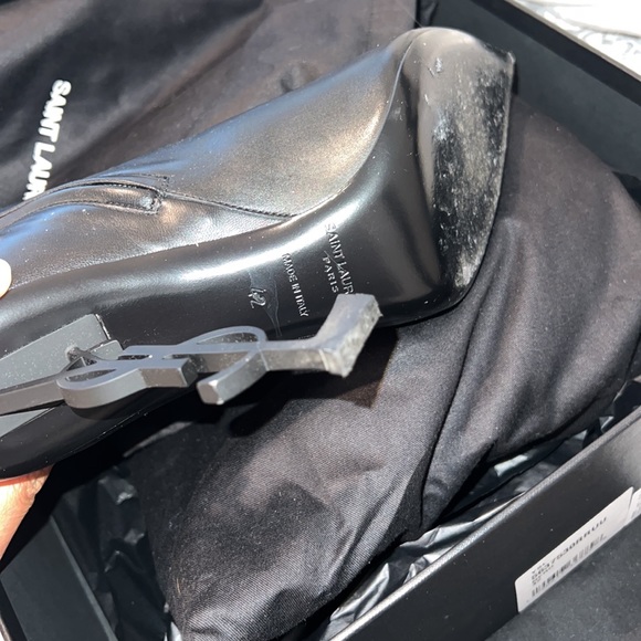 Saint Laurent Opyum Leather Booties size 42 with dust bag - Picture 9 of 11